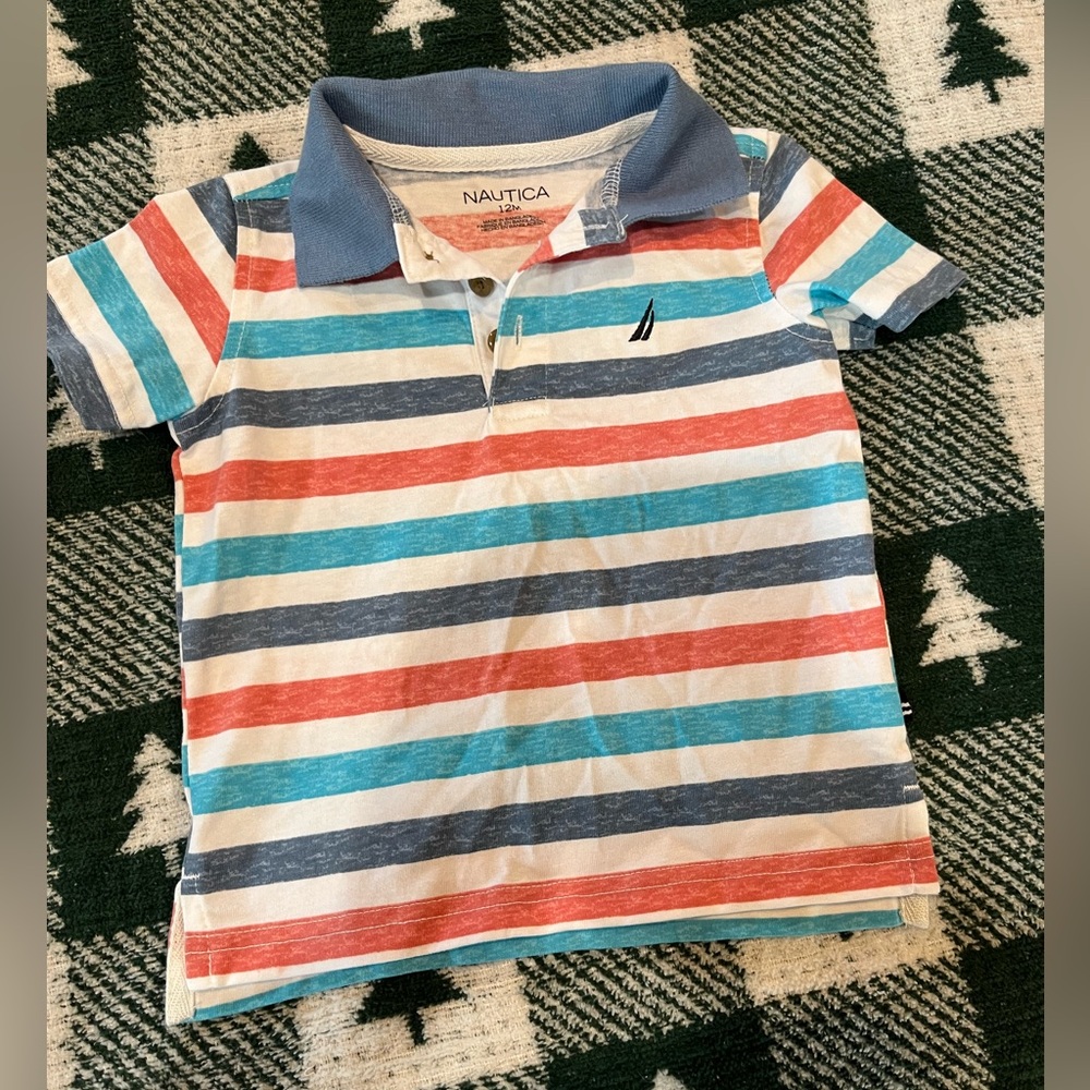 Nautica Striped Polo
